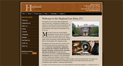 Desktop Screenshot of haglundlaw.com